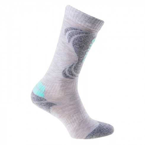 Фото Дитячі гірськолижні шкарпетки HI-TEC INSPY JUNIOR-ANTH/GRE MLNG/COCK Cірий - зображення 2