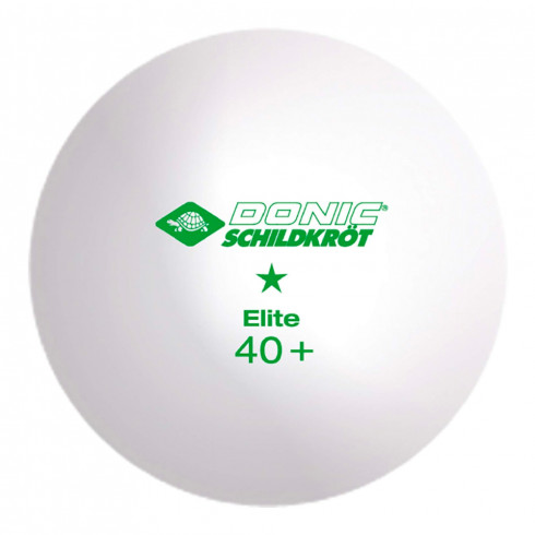 Фото Набір м'ячів для настільного тенісу Donic Schildkrot 1-Star Elite ball Poly 40+ 608310 - зображення 1