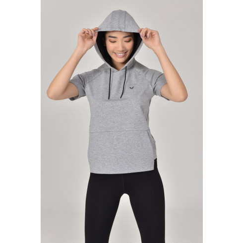 Фото Кофта жіноча Bilcee KADIN KAPÜŞONLU SWEAT TBWL8047-1061 - зображення 5