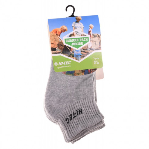 Фото Шкарпетки HI-TEC QUARRO PACK JR-GREY MELANGE - зображення 2