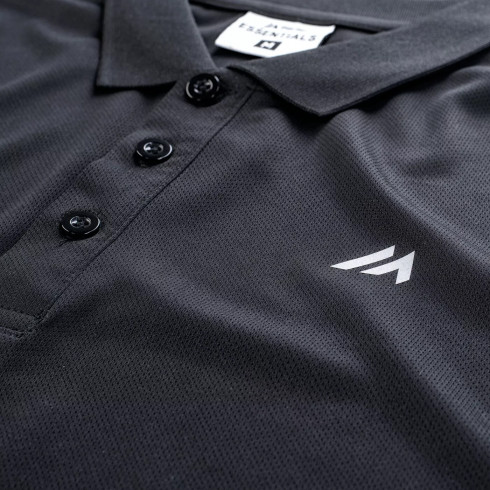 Фото Чоловіче спортивне поло MARTES ESSENTIALS NODIM-BLACK/REFLECTIVE - зображення 4