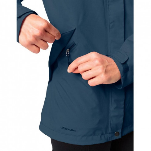 Фото Жіноча куртка для туризму VAUDE Wo Rosemoor 3in1 Jacket V42046-SEA - зображення 5