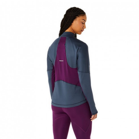 Фото Жіночий лонгслів Asics WINTER RUN 1/2 ZIP MID LAYER 2012C860-MAVU - зображення 2