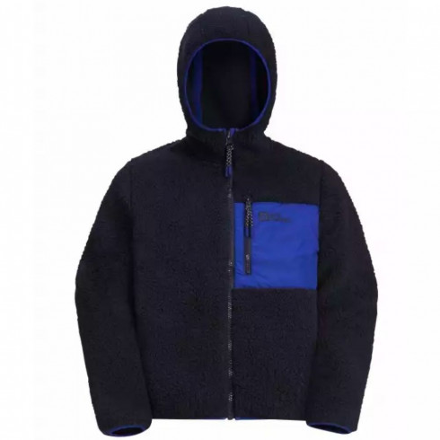 Фото Дитячий фліс Jack Wolfskin ICE CURL HOOD JACKET K 1609232_1010 - зображення 2