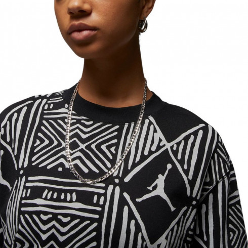 Фото Жіноча футболка Air Jordan T-Shirt Black DZ3184-010 - зображення 4