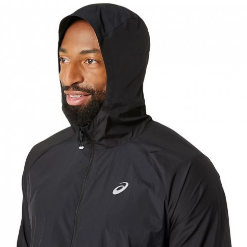 Фото Чоловіча куртка для бігу Asics ROAD PACKABLE JACKET 2011D084-001 - зображення 2