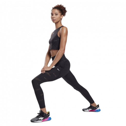 Фото Жіночі легінси Reebok High-Rise Lux Perform Perforated GL2621 - зображення 3
