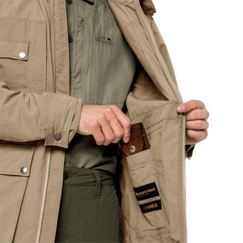 Фото Вітровка чоловіча Jack Wolfskin LAKESIDE SAFARI JACKET M 1306381-5605 - зображення 5