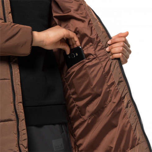 Фото Напівпальто жіноче Jack Wolfskin EISBACH COAT W 1206981_5141 - зображення 5