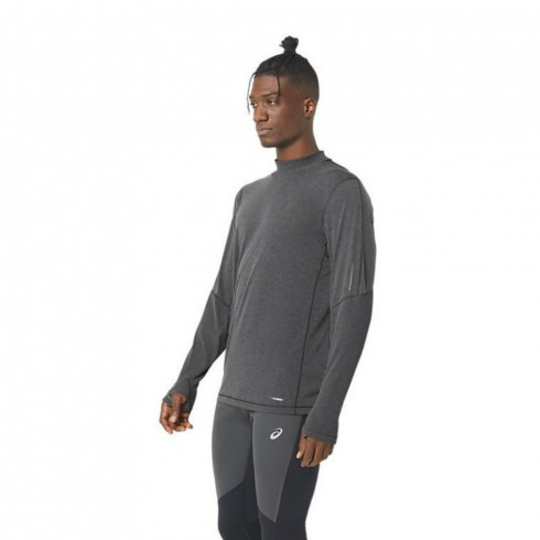 Фото Чоловіча куртка для бігу Asics METARUN MOCK NECK LS TOP 2011C873-BLACK - зображення 3