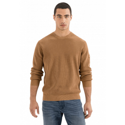 Фото Джемпер чоловічий Camel Active Knit 1/1 Crewneck 409545-8K10-19 - зображення 3
