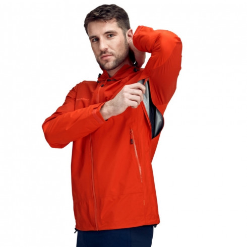 Фото Чоловіча куртка для туризму Mammut Convey Tour HS Hooded Jacket Men 1010-27840-DARK - зображення 2