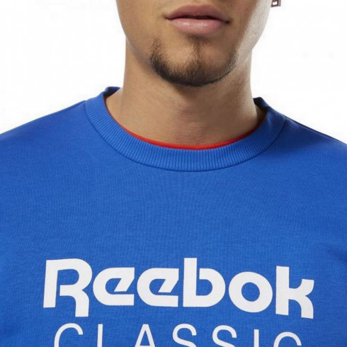 Чоловіча толстовка Reebok Gp Unisex Fleece Crew DQ0897 - зображення 5 Фото Чоловіча толстовка Reebok Gp Unisex Fleece Crew DQ0897 - зображення 5