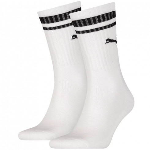Фото Шкарпетки спортивні PUMA CREW HERITAGE STRIPE 2P UNISEX 907944-02 - зображення 1