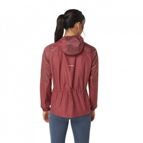 Фото Жіноча куртка для бігу Asics NAGINO PACKABLE RUN JACKET 2012C849-RED - зображення 4