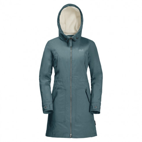 Напівпальто жіноче Jack Wolfskin ROCKY POINT PARKA 1109372-1159 - зображення 3 Фото Напівпальто жіноче Jack Wolfskin ROCKY POINT PARKA 1109372-1159 - зображення 3