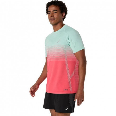 Фото Чоловіча спортивна футболка Asics SEAMLESS SHORT SLEEVE TOP 2011C398-700 - зображення 6
