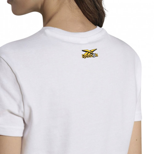 Жіноча футболка Reebok Cropped Minion GL5579 - зображення 5 Фото Жіноча футболка Reebok Cropped Minion GL5579 - зображення 5