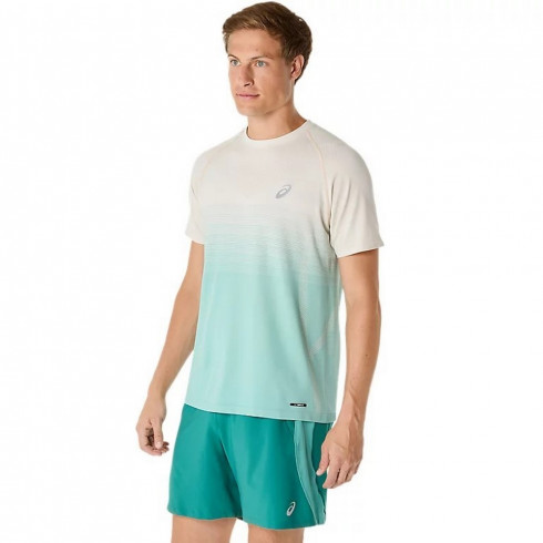 Фото Чоловіча спортивна футболка Asics SEAMLESS SHORT SLEEVE TOP 2011C398-201 - зображення 5