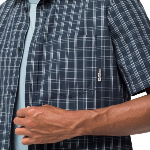 Фото Теніска чоловіча Jack Wolfskin HOT SPRINGS SHIRT M 1402333_7630 - зображення 4