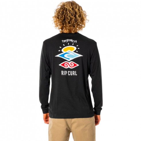 Фото Чоловіча футболка з довгим рукавом Rip Curl SEARCH ICON L/S TEE CTESF9-90 - зображення 2