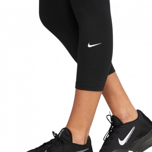 Фото Жіночі лосини Nike W NK ONE DF HR CROP TGHT DM7276-010 - зображення 3