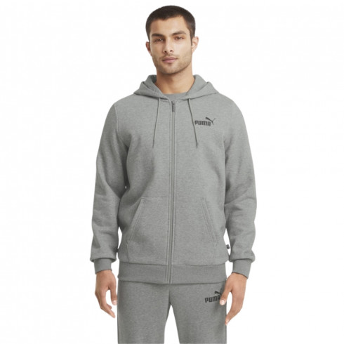 Фото Чоловіча толстовка Puma ESS Small Logo FZ Hoodie FL 58670203 - зображення 1