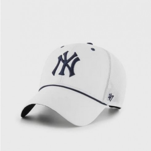 Фото Бейсболка 47 Brand New York Yankees Mesh Pop Cap B-BRPOP17BBP-WHC - зображення 4