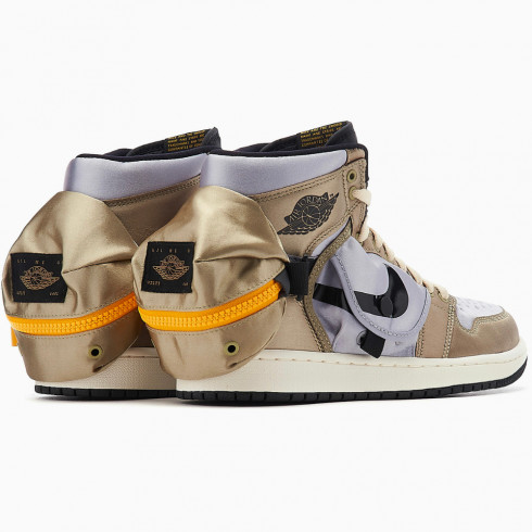 Фото Чоловічі кросівки Jordan 1 Retro High OG SP Utility Neutral Olive Light Steel Grey DO8727-200 - зображення 3