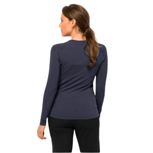 Фото Жіноча футболка з довгим рукавом Jack Wolfskin INFINITE L/S W 1808241_1388 - зображення 2