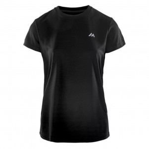 Жіноча спортивна футболка MARTES ESSENTIALS LADY DIJON-BLACK/REFLECTIVE