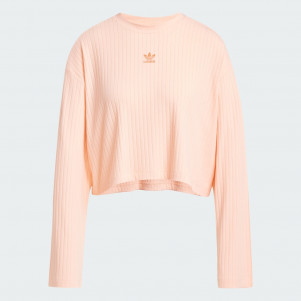 Жіночій укорочений лонгслів Adidas Essentials Wide Rib Originals JD5122