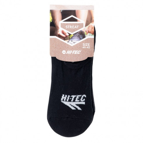 Фото Шкарпетки літні HI-TEC STREAT-BLACK/WHITE LOGO - зображення 3