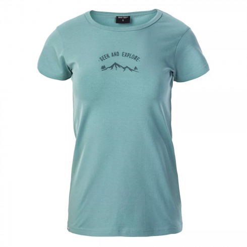 Фото Жіноча футболка HI-TEC LADY VANDRA-DUSTY TURQUOISE - зображення 1