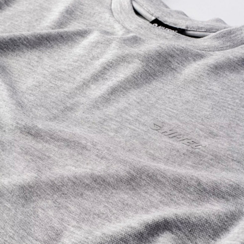 Фото Чоловіча футболка HI-TEC LOFE-LIGHT GREY MELANGE - зображення 4