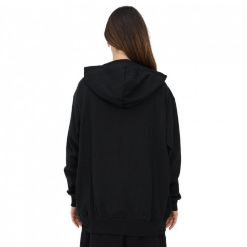 Фото Жіноча толстовка Nike W NSW JRSY OS FZ HOODIE DM6415-010 - зображення 5