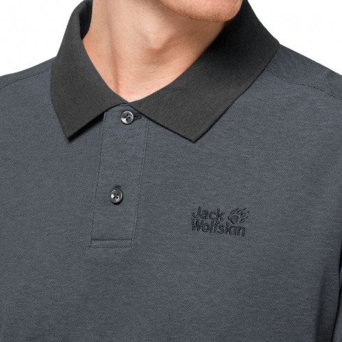Фото Поло чоловіче Jack Wolfskin PIQUE POLO MEN 1804653_6000 - зображення 4