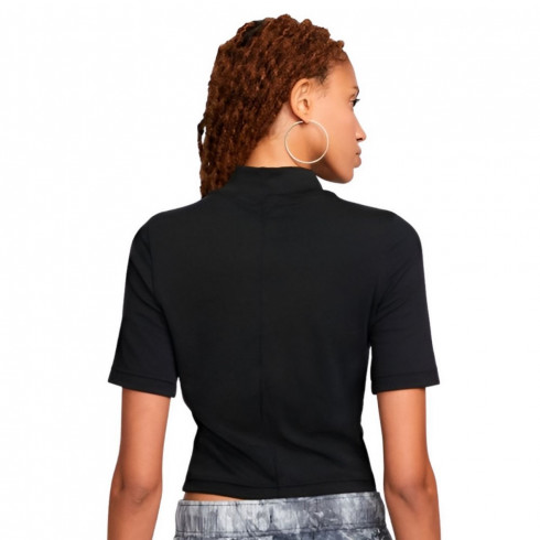 Фото Жіноча футболка Nike W NSW ESSNTL RIB MOCK SS TOP DV7958-010 - зображення 2