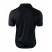 Фото Чоловіче спортивне поло HI-TEC SITE-BLACK/SILVER - зображення 3