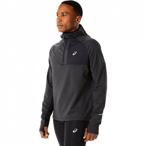 Чоловіча спортивна кофта Asics WINTER RUN LS HOODIE 2011C396-001 - зображення 3 Фото Чоловіча спортивна кофта Asics WINTER RUN LS HOODIE 2011C396-001 - зображення 3