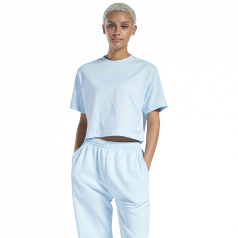 Фото Жіноча футболка Reebok Classics Cropped Big Logo HB8652 - зображення 2