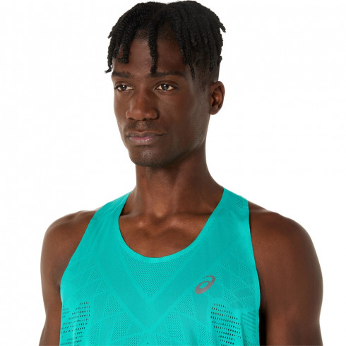 Чоловіча футболка ASICS METARUN SINGLET 2011D287-400 - зображення 4 Фото Чоловіча футболка ASICS METARUN SINGLET 2011D287-400 - зображення 4