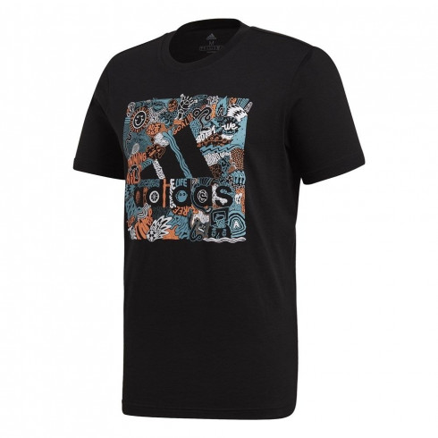 Фото Чоловіча футболка Adidas Doodle BoS FN1753 - зображення 4