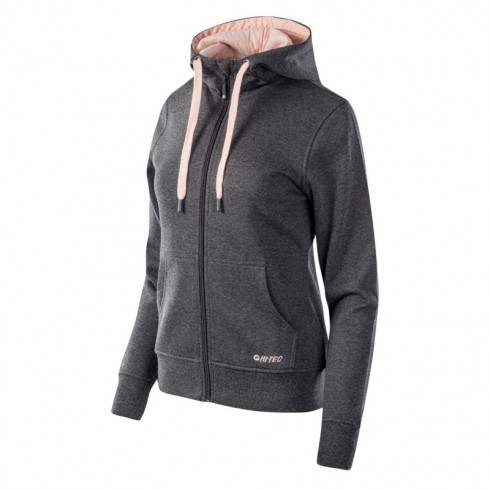 Фото Толстовка жіноча HI-TEC LADY SILIAN-DK GRE MEL/IMP PIN - зображення 2