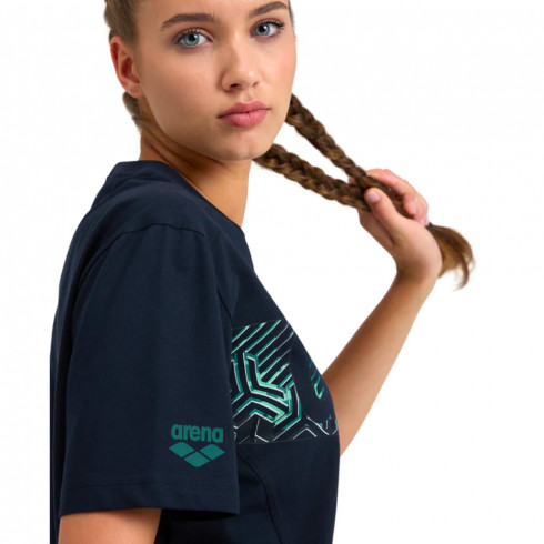 Фото Футболка Arena T-SHIRT LOGO COTTON 005336-706 - зображення 5