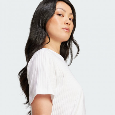 Фото Жіноча футболка Adidas Essentials Wide Rib Originals JD1493 - зображення 5