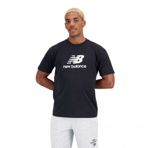 Чоловіча футболка New Balance Essentials Stacked Logo MT31541BK