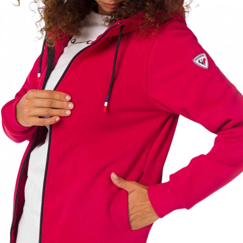 Фото Жіноча спортивна кофта ROSSIGNOL W LOGO SWEAT FZ HOOD FL RLKWS08-311 - зображення 3