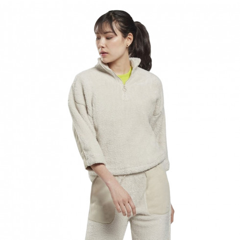 Фото Жіночий світшот Reebok MYT COZY FLEECE QUARTER-ZIP GV3290 - зображення 4