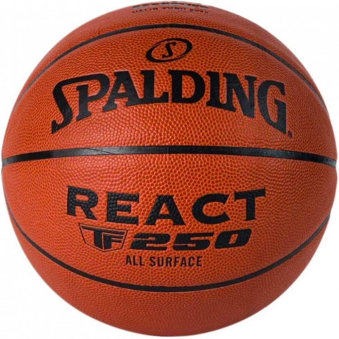 Фото М'яч баскетбольний Spalding React TF-250 FIBA 76968Z - зображення 1